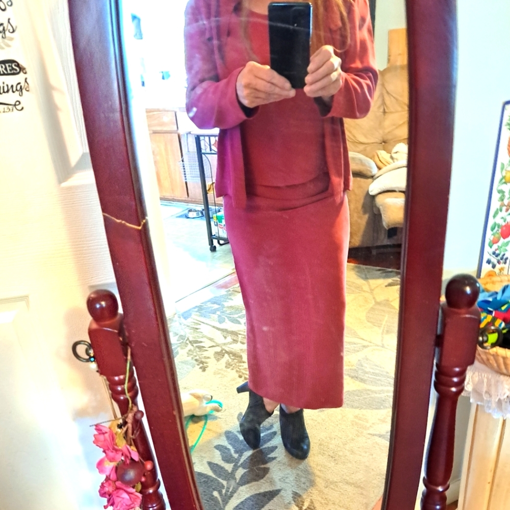 Womens Travis Ayers Petites  NWT 3pc Skirt Suit